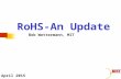 A RoHS Update