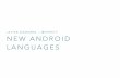 New Android Languages