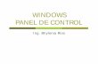 Windows panel de control