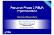 FSMA Focus on Implementation 2015