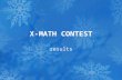 X math contest results