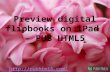 Preview digital flipbooks on iPad - PUB HTML5