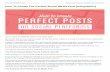 HOW TO CREATE THE PERFECT SOCIAL MEDIA POST [INFOGRAPHIC]