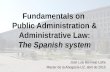 Fundamentals on Administrative Law