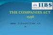 Companies Act 1956-IIBS-Bangalore