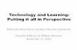 William Brennan, Ed.D Keynote Address- Technology and Learning in Perspective