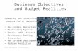 York   edi, business objects and budget realities