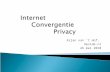 Internet Convergentie Privacy