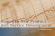 Stages in new product and service development