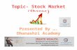 Overall Introduction of Stock Market
