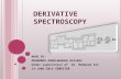 Derivative spectroscopy by mohammed abdulwahhab hasseni- university of duhok-14.june.2015