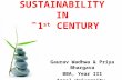 Role of NGO's in Sustainable Development (Sustainability in 21st Century)