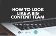 How to Look Like a Big Content Team - Scripted and Canva