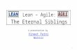 Lean and Agile: The Eternal Siblings