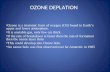 Ozone layer formation and deplation animation ppt
