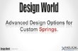 Advanced Design Options for Custom Springs