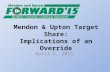 Mendon & Upton Target Share:  Implications of an Override
