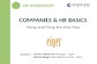 CCFIT/Companies and HR Basics: Hiring and Firing the Wise Way