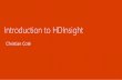 Introduction to hd insight