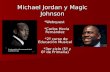 Michael jordan y magic johnson