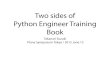Two sides of "Python Engineer Training Book"