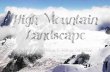 High mountain lanscape