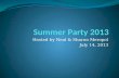 Summer party 2013