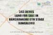 343 ACRES LAND FOR SALE IN BANASHANKARI 6TH STAGE, BANGALORU KARNATAKA