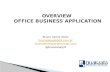 Overview Office Business Application