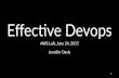Effective Devops - AWS Loft Event June 2015