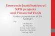 Economic justification of npd project and financial tools