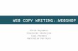 Webcopywriting presentatie webshop