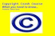 Copyright crash course   5th revision
