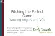 Pitching the Perfect Game - Wowing VCs and Angels