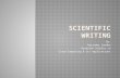 Scientific writing in Engineering and Technology