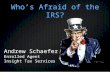 Who's Afraid of the IRS? Pecha Kucha Presentation, May 2013.