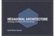 Hexagonal architecture  - message-oriented software design