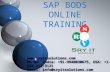 sap bods online training | bods project support | bods cerification training