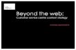 Beyond the web: Customer service content strategy
