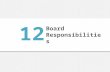 12 board responsibilities
