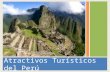 Atractivos turiticos del perú