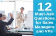 [Slideshare] 12 Must Ask Questions for Sales Managers and VPs