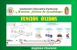 Función  óxidos   óxidos  básicos