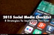 2015 Social Media Checklist