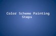 Color schemes painting project steps