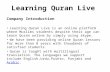 Learning quran live