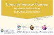 Enterprise Resource Planning and CSFs
