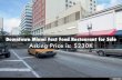 Downtown Miami Fast Food Restaurant for Sale