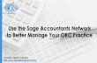 Use the Sage Accountants Network to Better Manage Your OKC Practice (SlideShare)