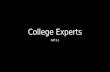 2.1 experts on colleges[1]